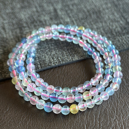 Beryl Triple Wrap Bracelet Size 4.5-5 mm