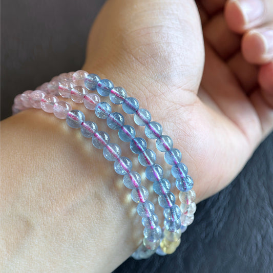 Beryl Triple Wrap Bracelet Size 4.5-5 mm