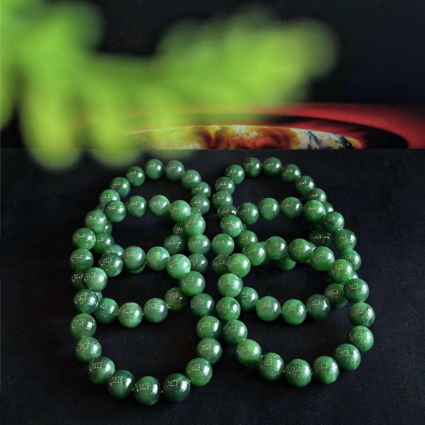 Nephrite Jade Bracelet Size 11-12 mm