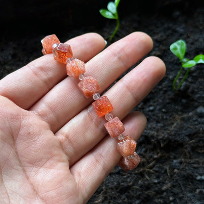 Sunstone Bracelet Size 8-10 mm