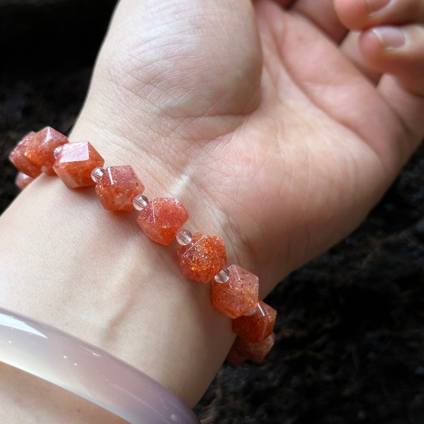 Sunstone Bracelet Size 8-10 mm