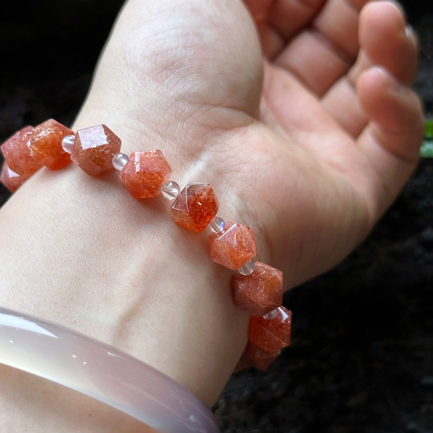 Sunstone Bracelet Size 8-10 mm