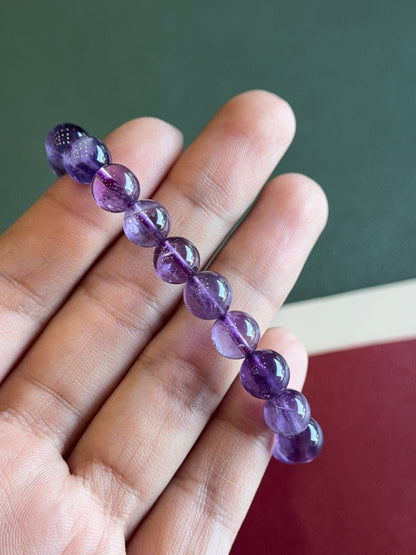 Natural Amethyst VIP Bracelet Size 8.5 mm