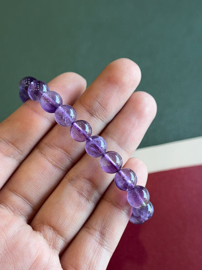 Natural Amethyst VIP Bracelet Size 8.5 mm