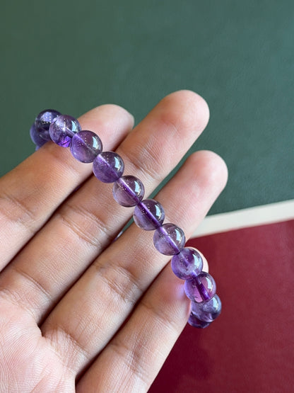 Natural Amethyst VIP Bracelet Size 8.5 mm