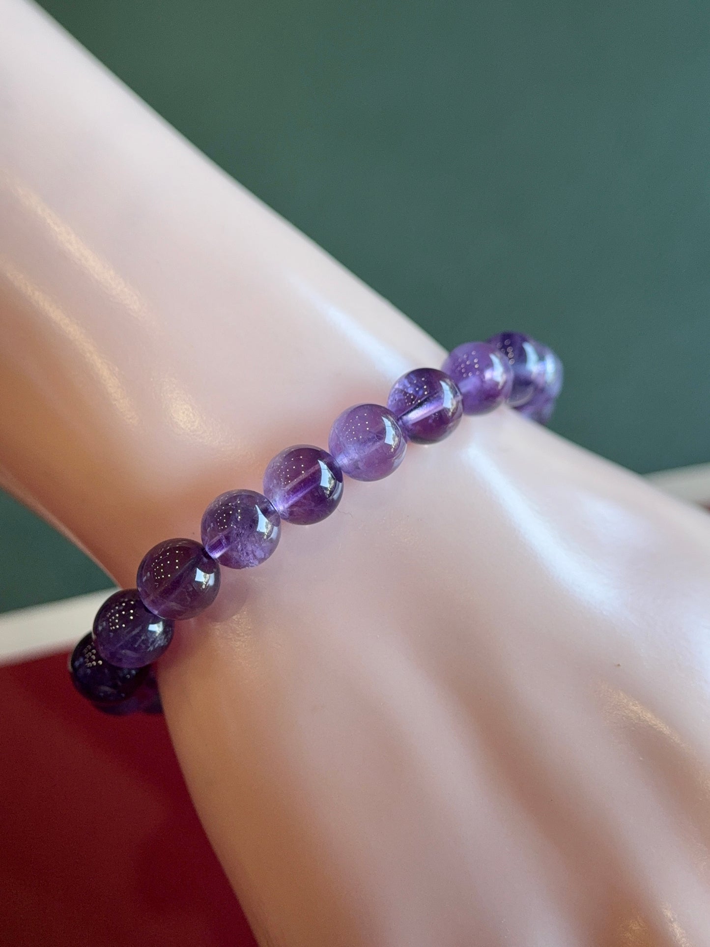 Natural Amethyst VIP Bracelet Size 8.5 mm