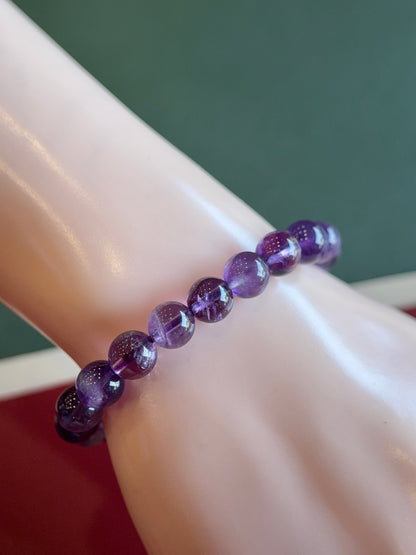 Natural Amethyst VIP Bracelet Size 8.5 mm