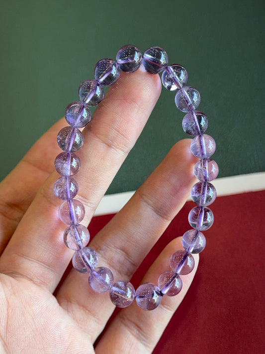 Natural Amethyst VIP Bracelet Size 7.8-8 mm