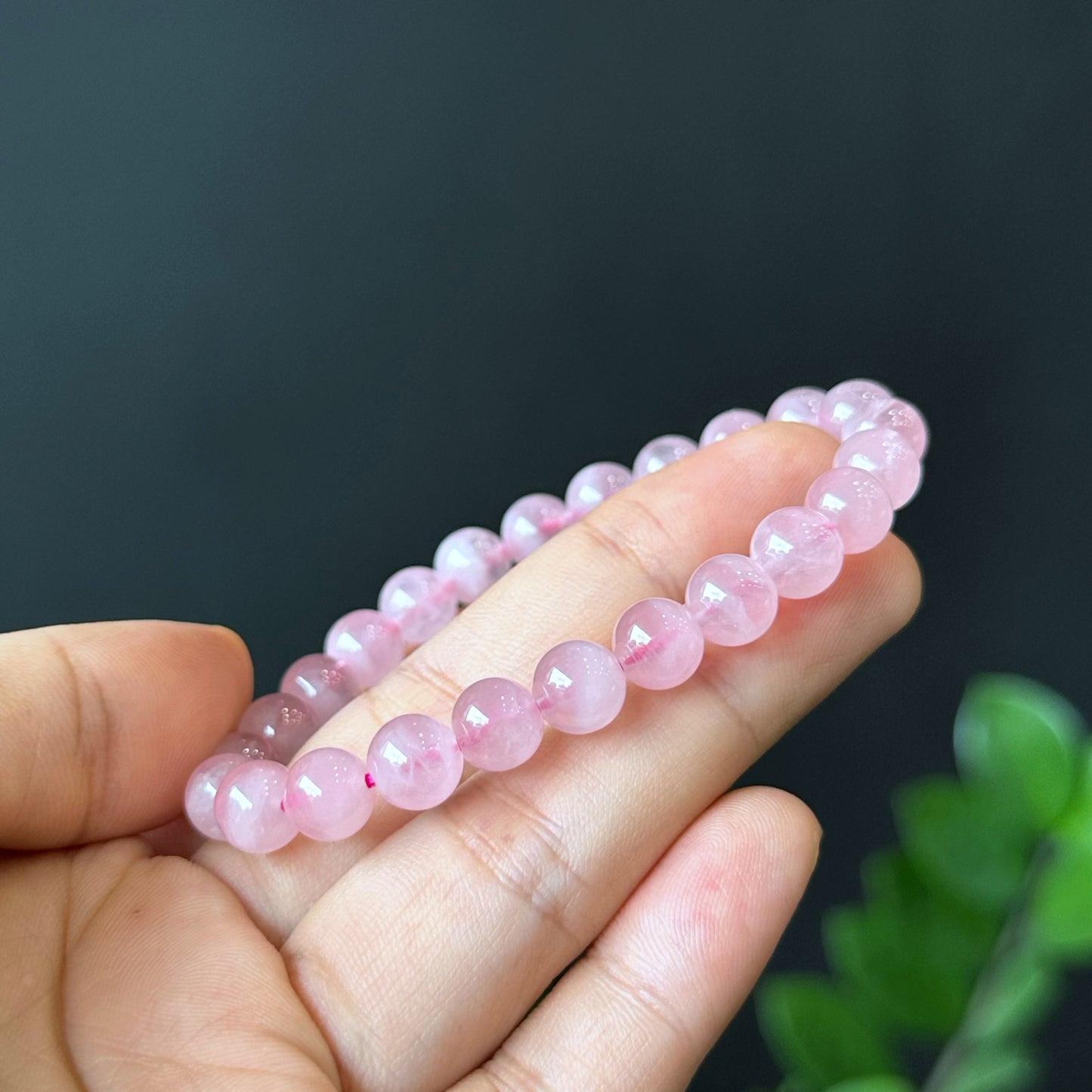 Natural Rose Quartz Bracelet Size 8 mm