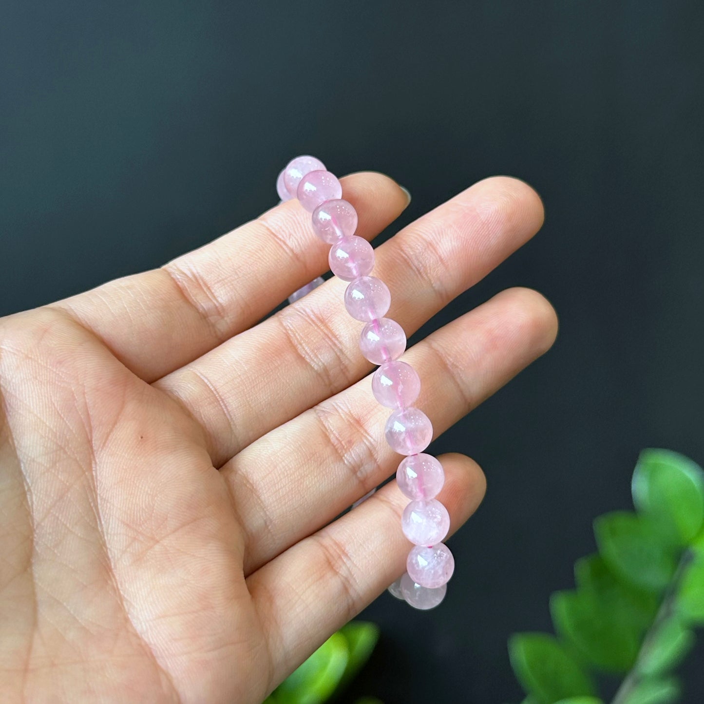 Natural Rose Quartz Bracelet Size 8 mm