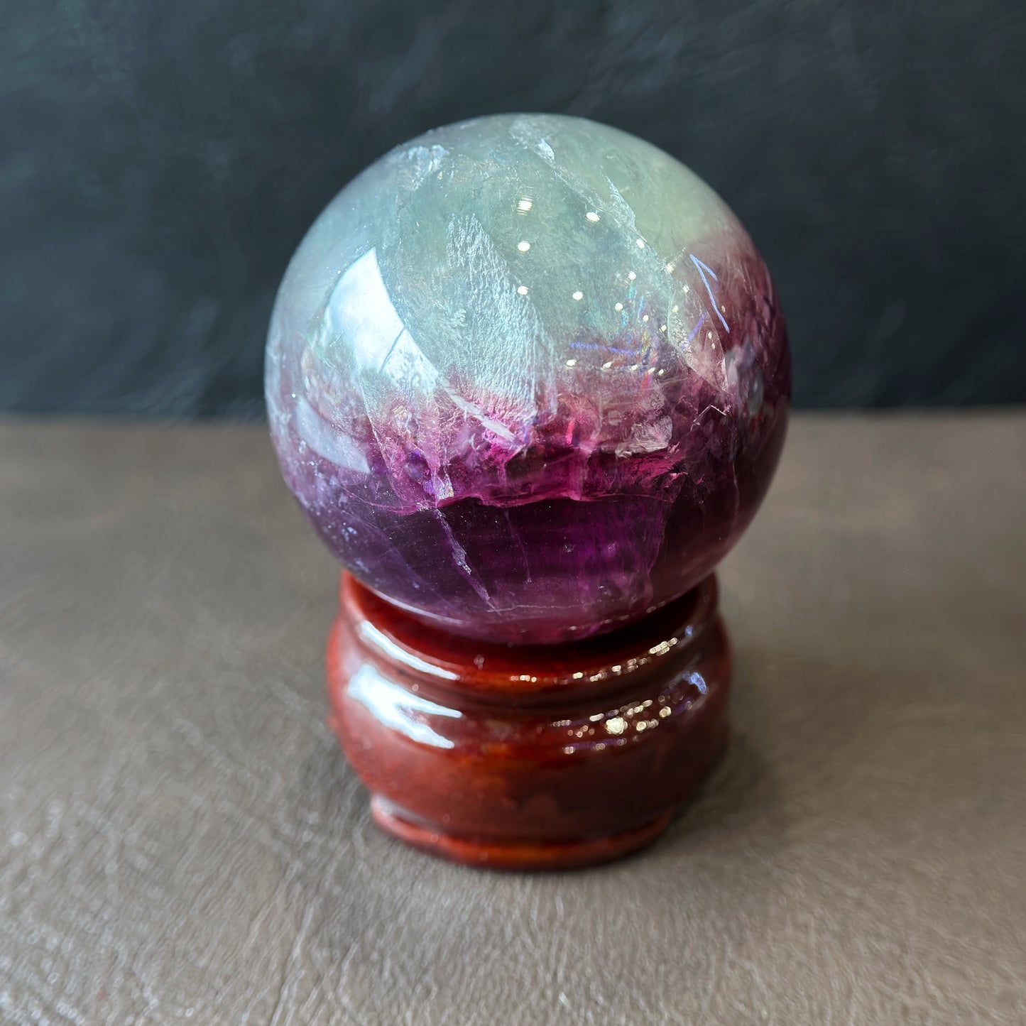 Purple Fluorite Sphere