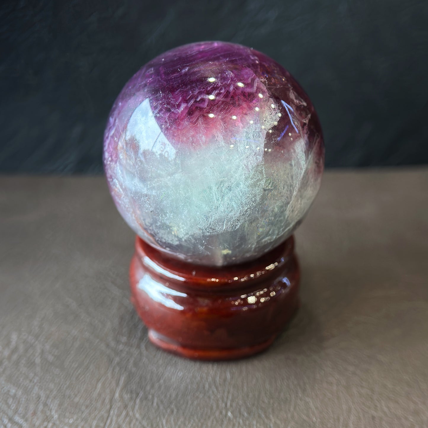 Purple Fluorite Sphere