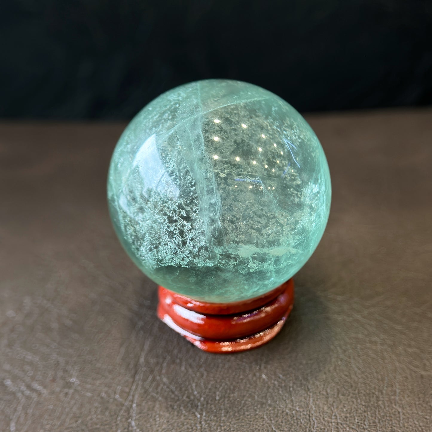 Mint Green Fluorite Sphere