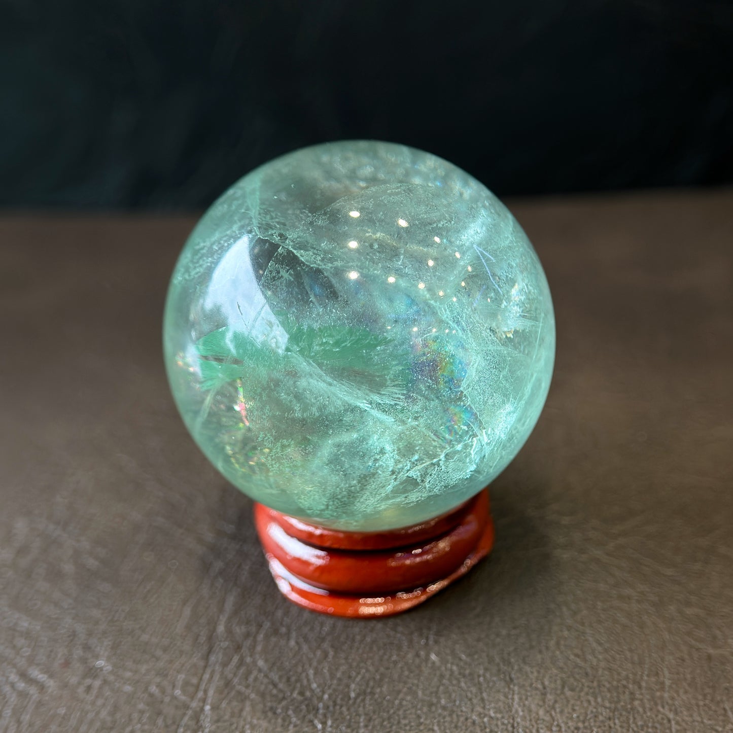 Mint Green Fluorite Sphere