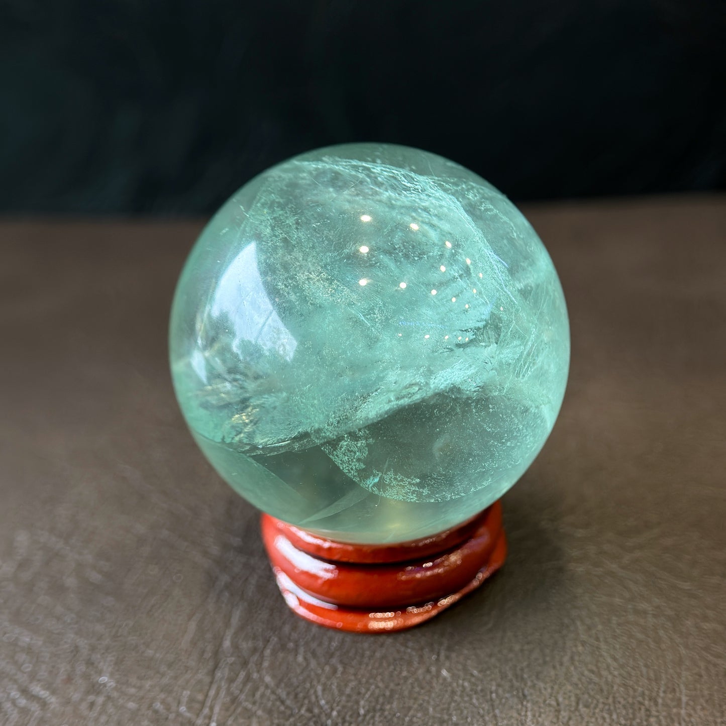 Mint Green Fluorite Sphere