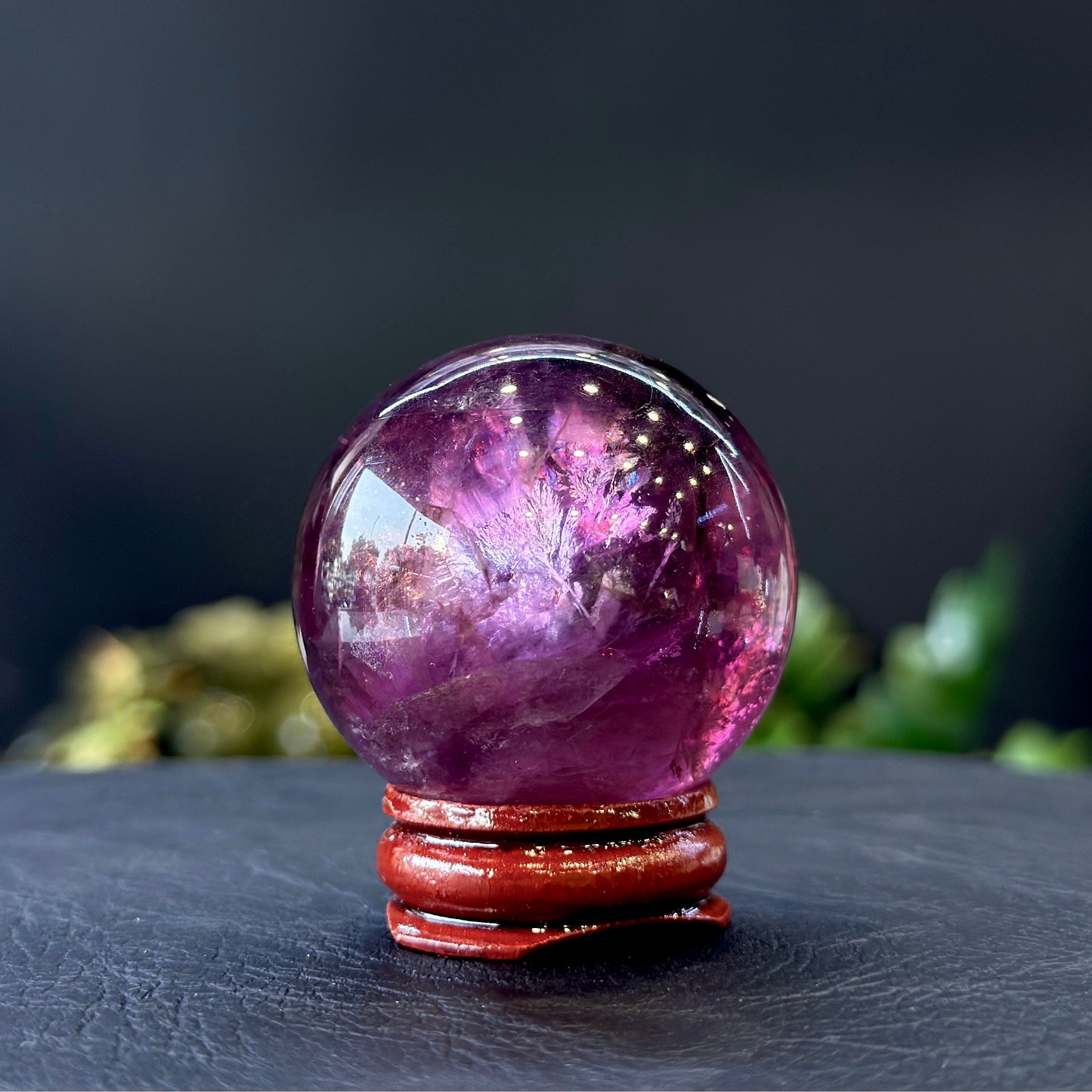 Purple Fluorite Sphere