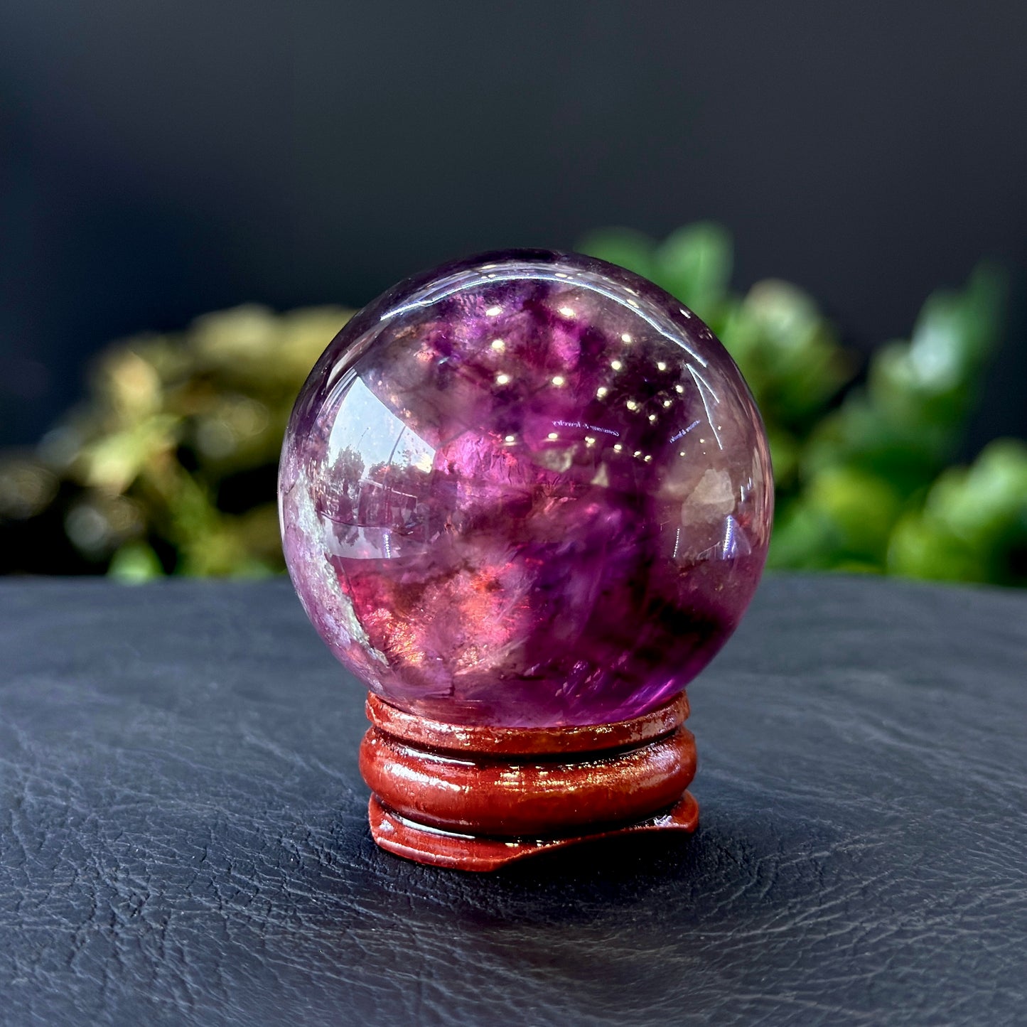 Purple Fluorite Sphere