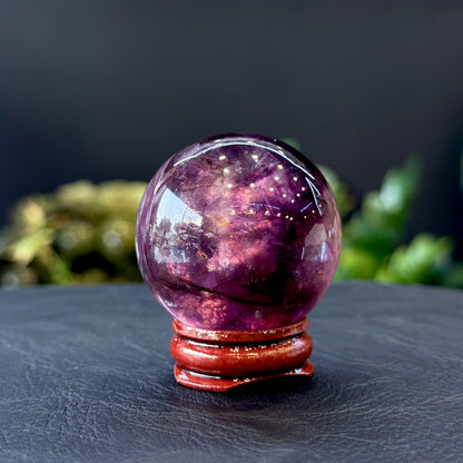 Purple Fluorite Sphere