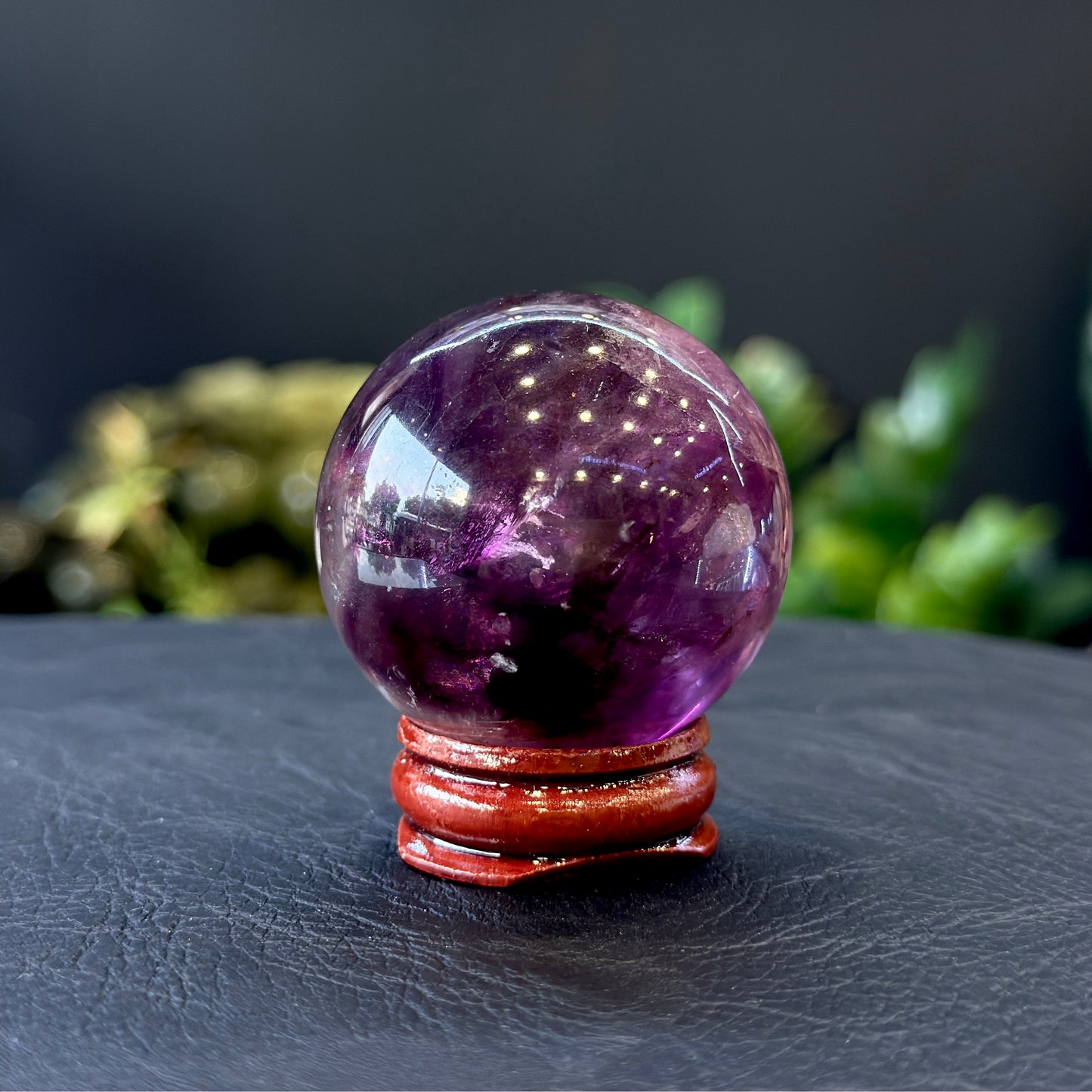 Purple Fluorite Sphere