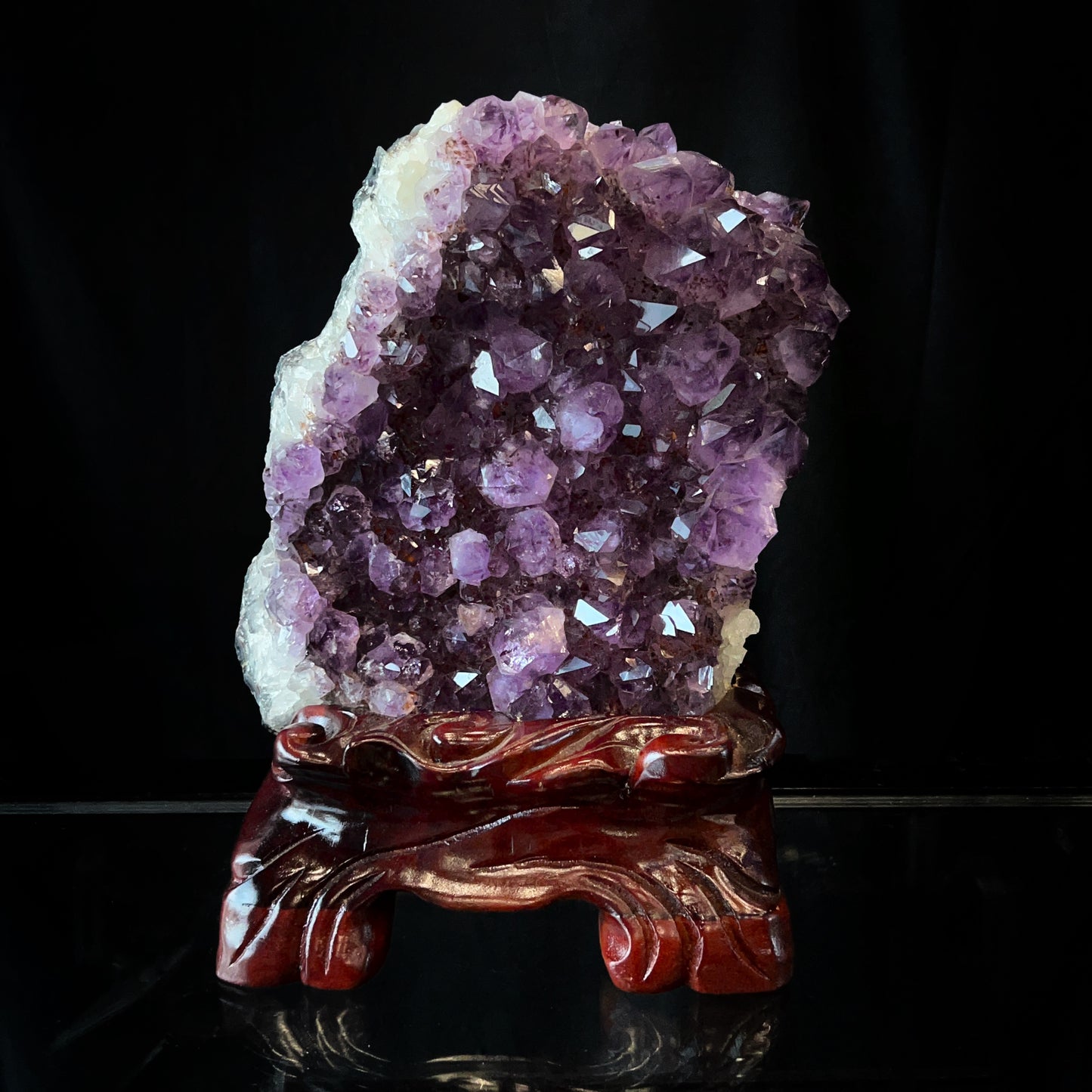 Amethyst and Cacoxenite Specimen