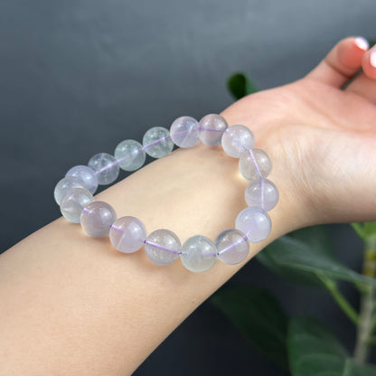 Milky Fluorite Bracelet Size 11 mm