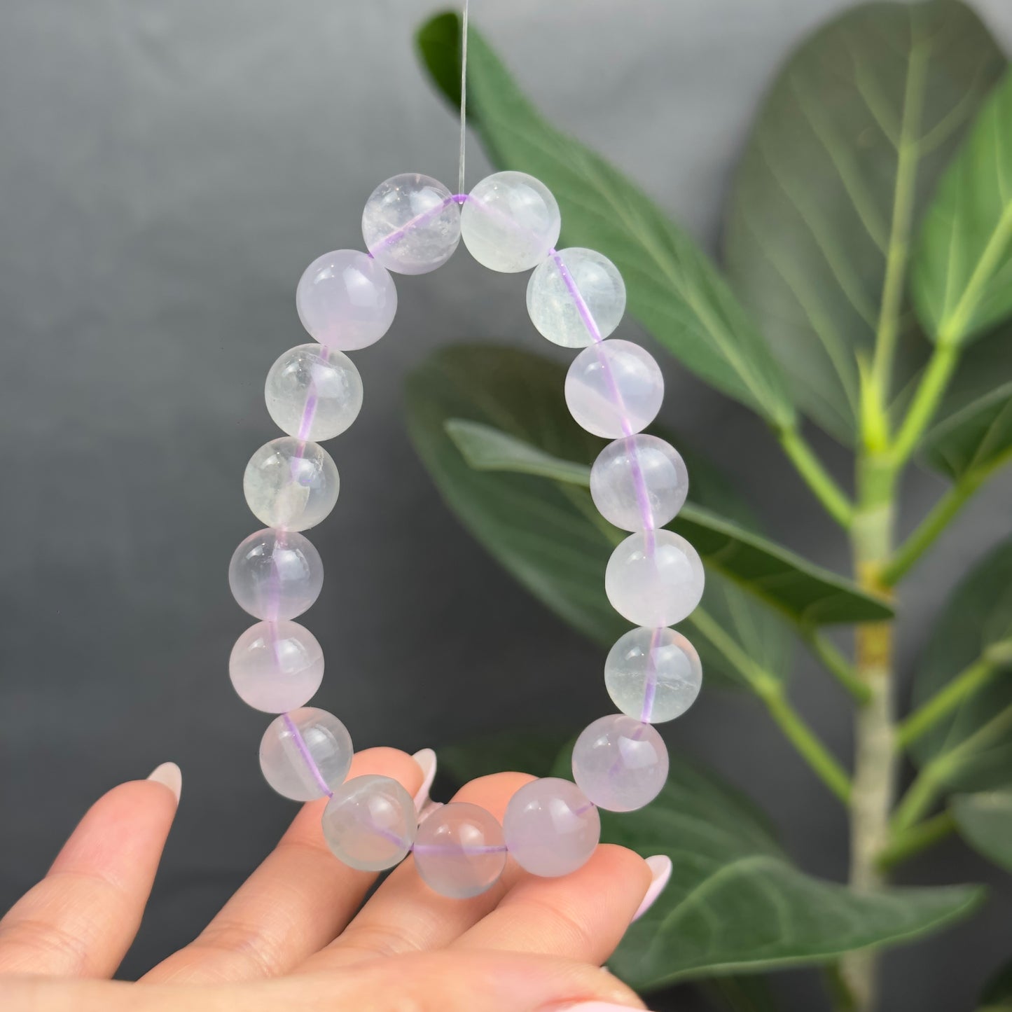 Milky Fluorite Bracelet Size 11 mm