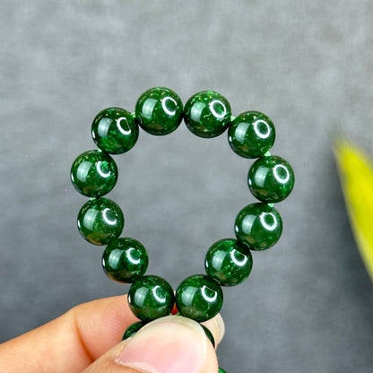 Natural Nephrite Jade Bracelet Size 8 mm - High Quality