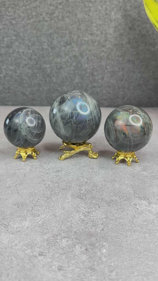 Natural Labradorite Sphere