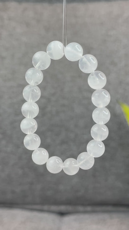 Natural Clear Quartz Bracelet Size 11 mm