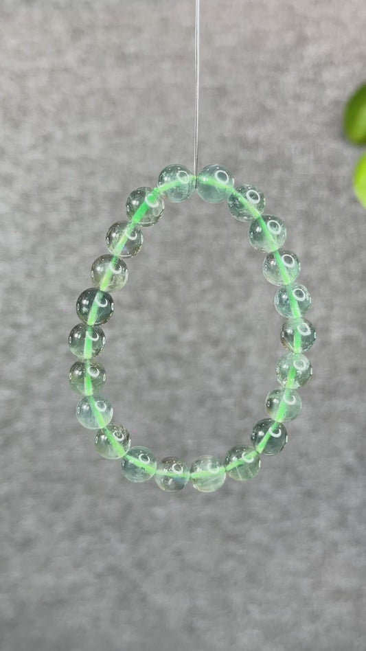 Natural Arusha Beryl VIP Bracelet Size 8.5 mm