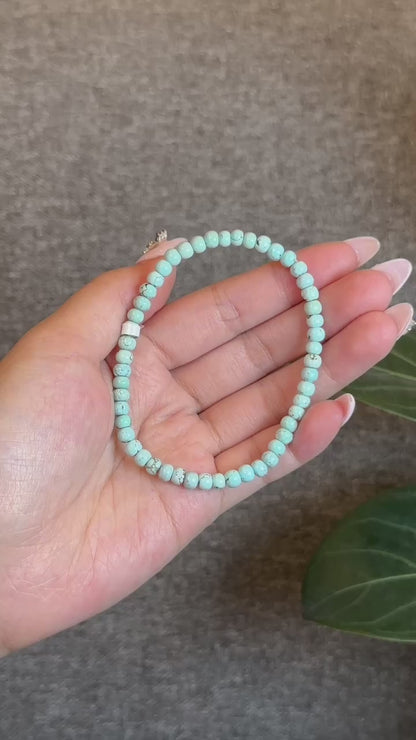 Natural Turquoise Bracelet Size 4.5 mm