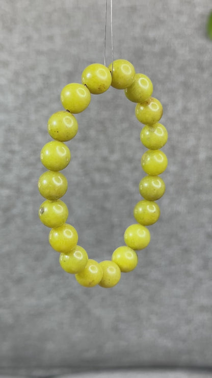 Natural Serpentine Bracelet Size 10 mm