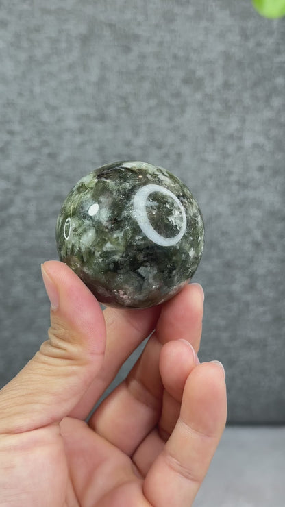 Natural Green Mica Sphere