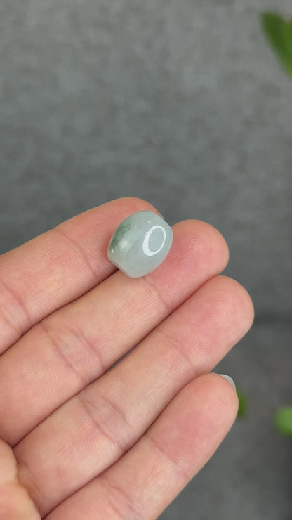 Natural Jadeite Jade Lu Thong Charm