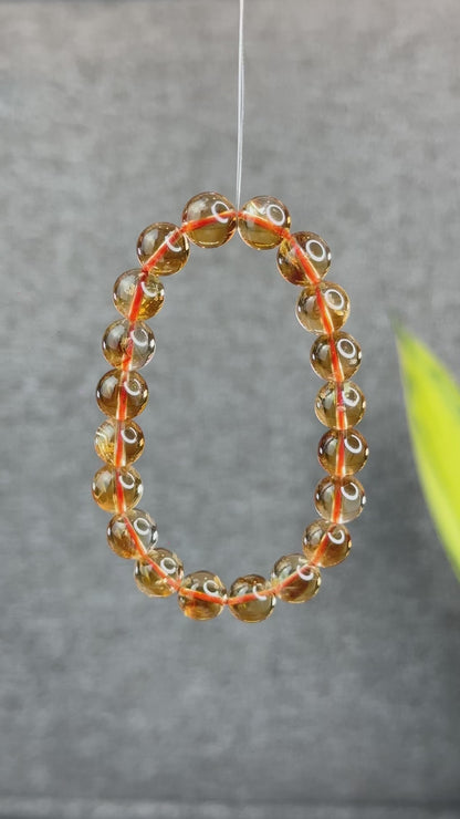 Natural Citrine VIP Bracelet Size 9 mm