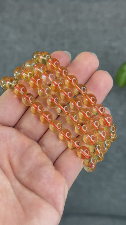 Natural Citrine VIP Bracelet Size 8.8 mm