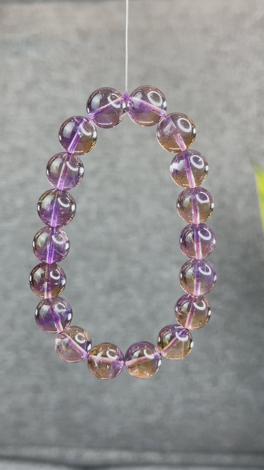 Natural Ametrine Bracelet VIP Bracelet Size 11.5 mm