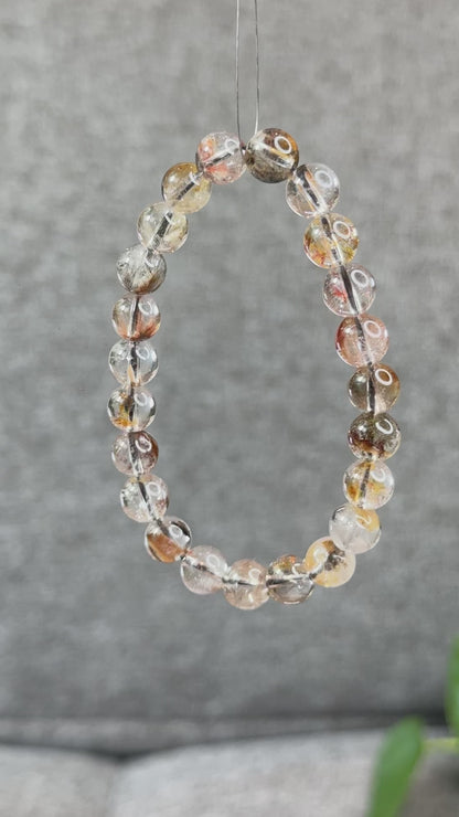 Natural Brookite with Healer Bracelet Size 8.3 mm