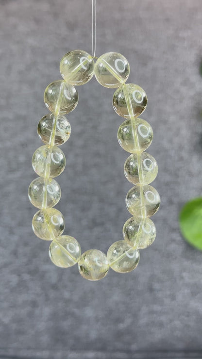 Natural Citrine Bracelet Size 14 mm