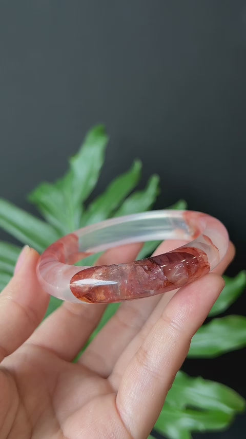 Bracelet Quartz Feu Style Feuille Taille 56 mm