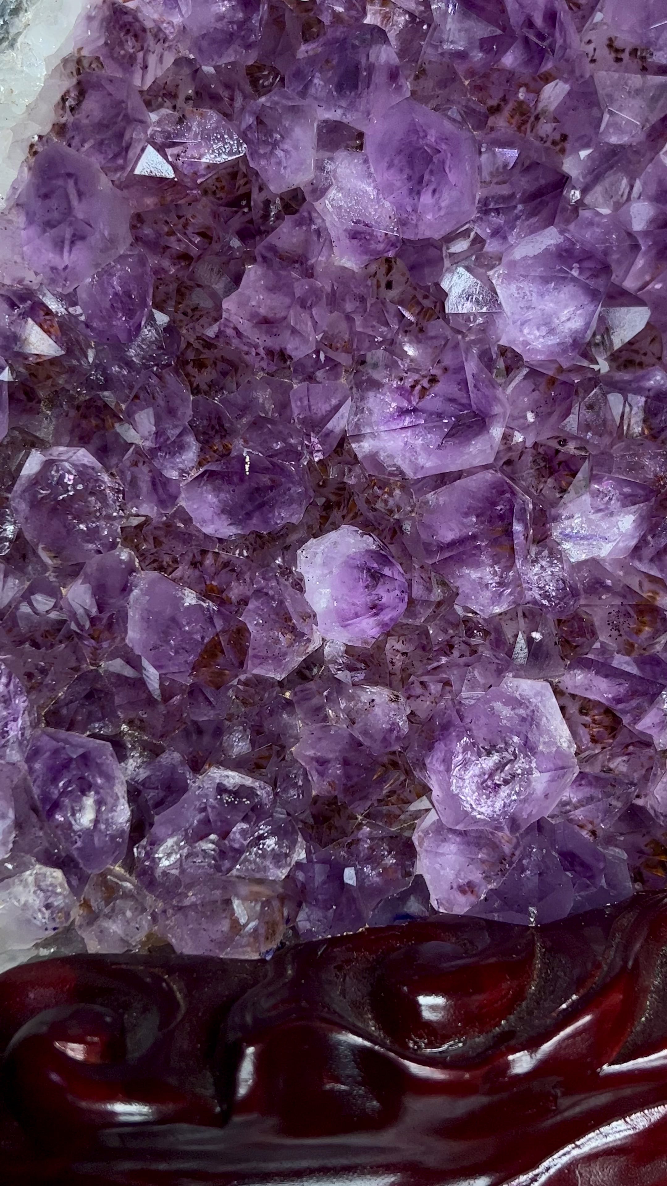 Natural Amethyst and Cacoxenite Specimen – Mountain Jade