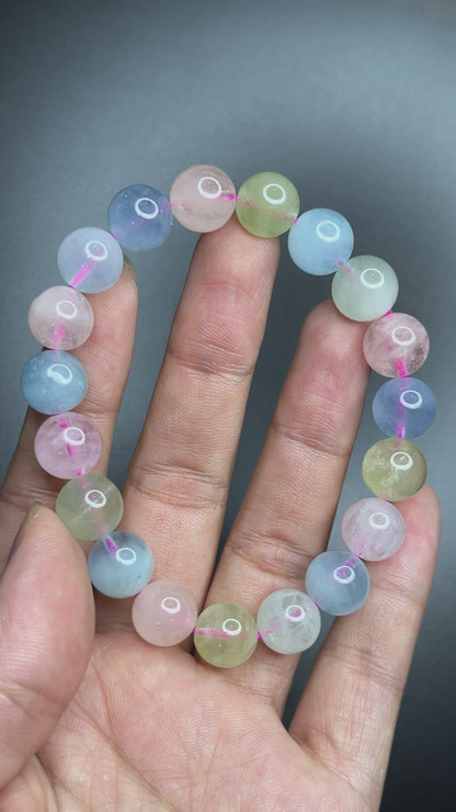 Natural Beryl Bracelet Size 10 mm