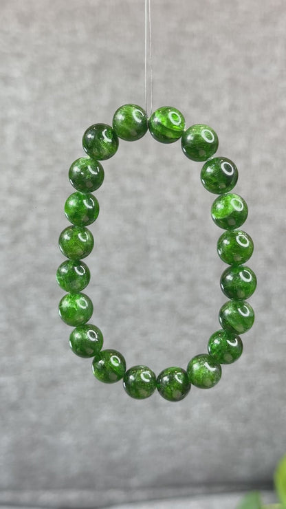 Bracelet Diopside Taille 10 mm