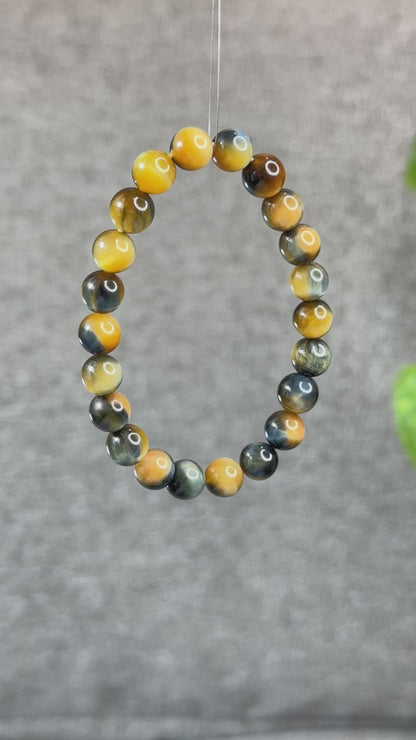 Natural Eagle Eye Bracelet Size 8 mm