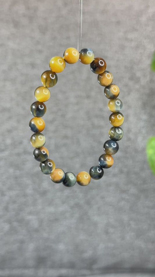 Natural Eagle Eye Bracelet Size 8 mm