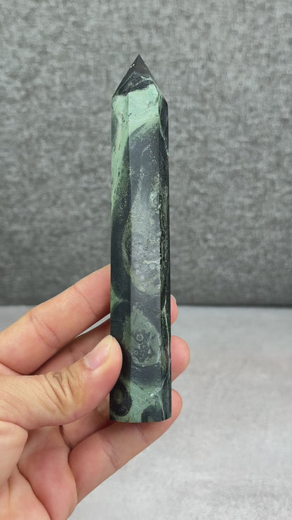 Natural Kambaba Jasper Tower