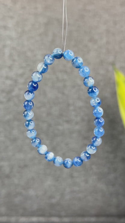 Natural Kyanite Bracelet 6.5 mm