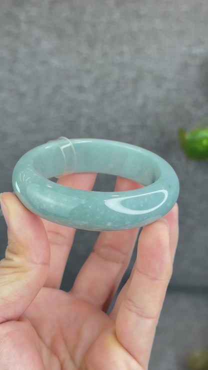 Bracelet Jadeite Jade Style Feuille Taille 53 mm