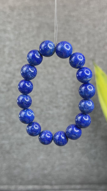 Natural Lapis Lazuli Bracelet Size 13 mm