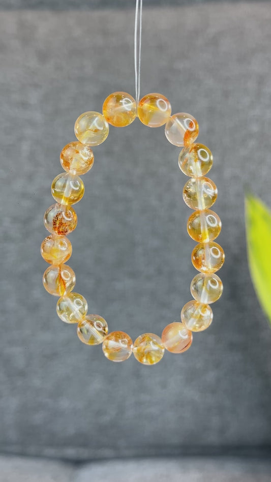 Natural Golden Healer Quartz Bracelet Size 10 mm
